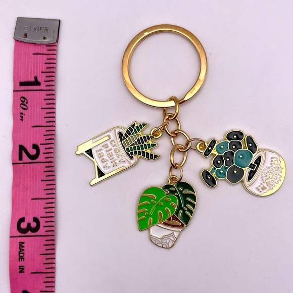CRAZY PLANT LADY | Dainty Bag Charm | Keychain (Brand New!) 🪴 - Picture 9 of 10